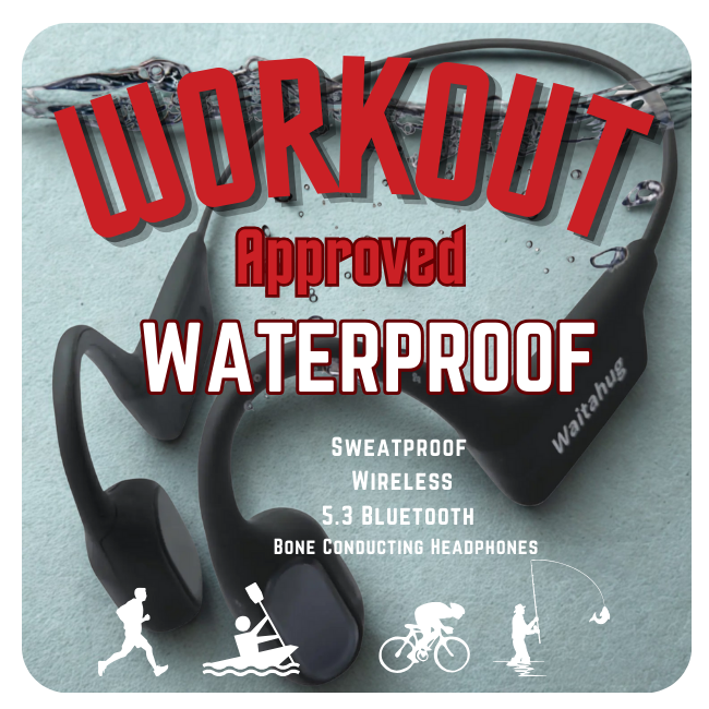 Waterproof Bone Conduction Headphones 32GB memory IP67