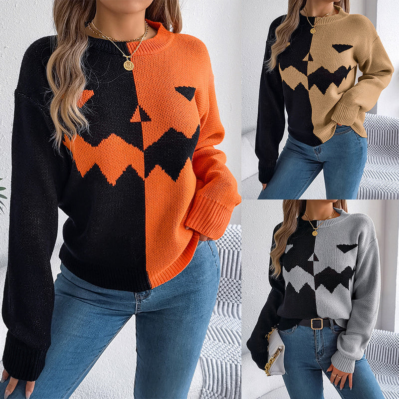 Pumpkin Pullover Sweater