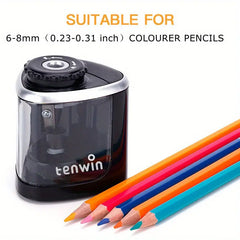 Compact Electric Pencil Sharpener