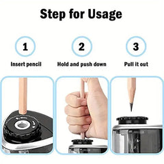 Compact Electric Pencil Sharpener