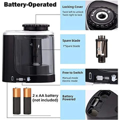Compact Electric Pencil Sharpener